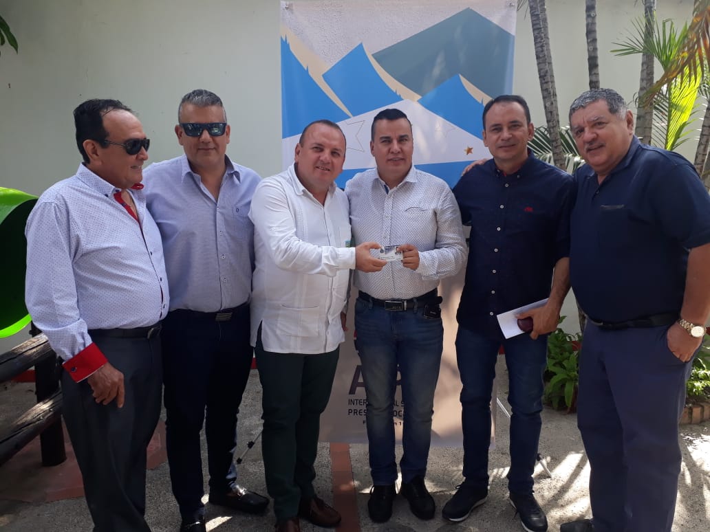 Juan Rodrigo Cante, Nelson Rojas, Faiver Hoyos, Raúl Moreno, Fabio Gutiérrez, y Ángel González.